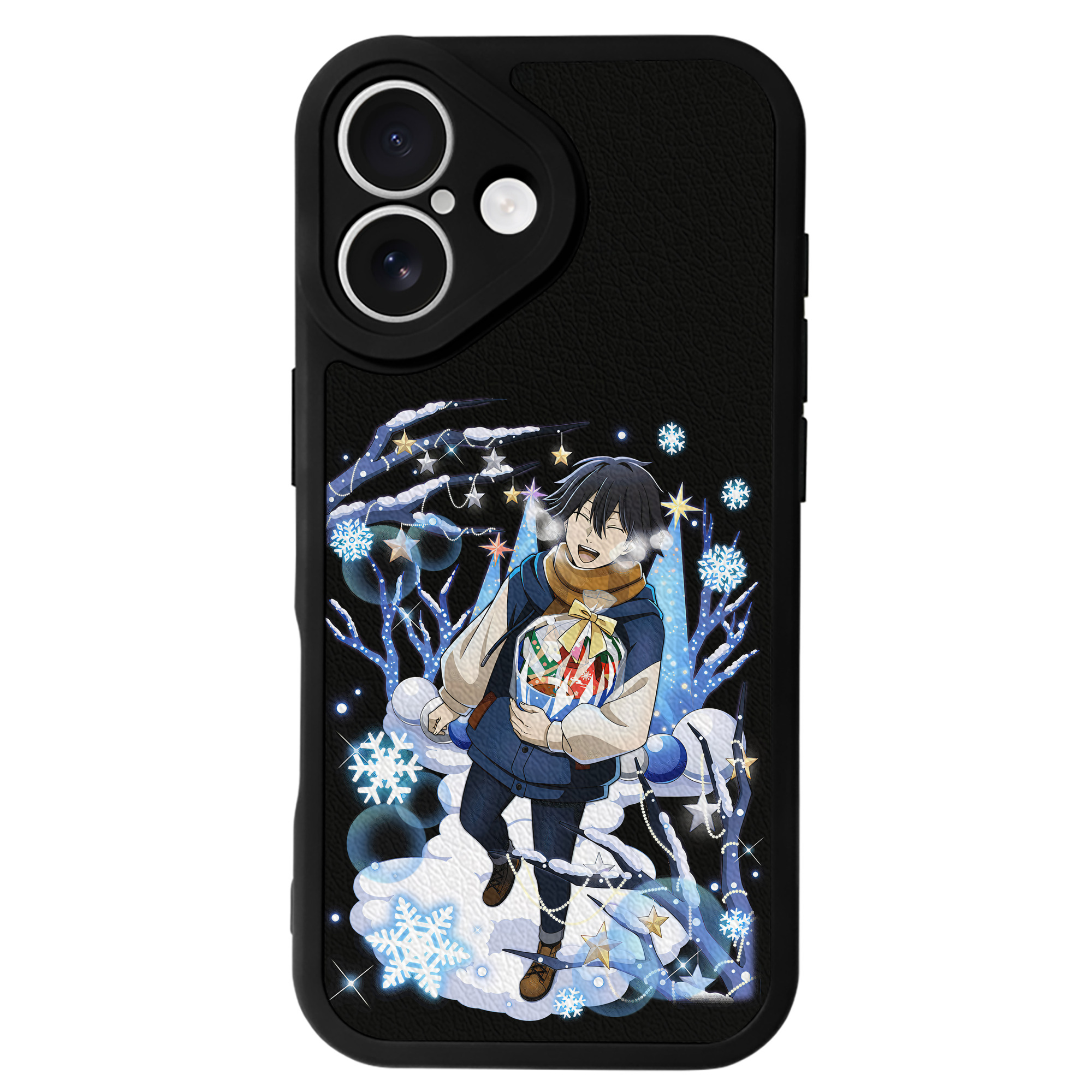 （画像用） 文豪ストレイドッグス Bungo Stray Dogs 【iPhone 16シリーズ対応】シリコンスマホケース（レザー調） 材質：シリコン